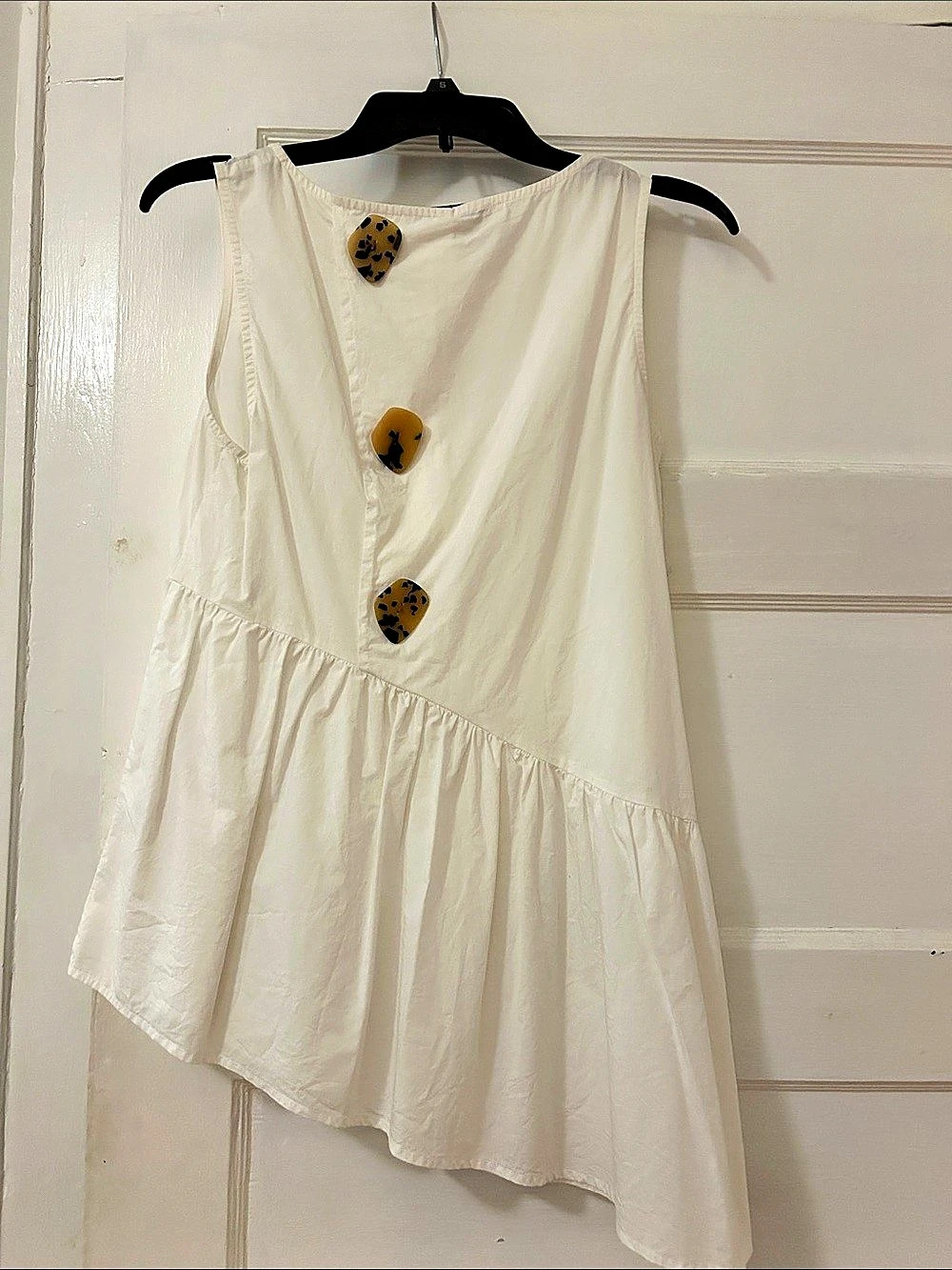 Crosby Sleeveless Blouse in White Size XS Like New